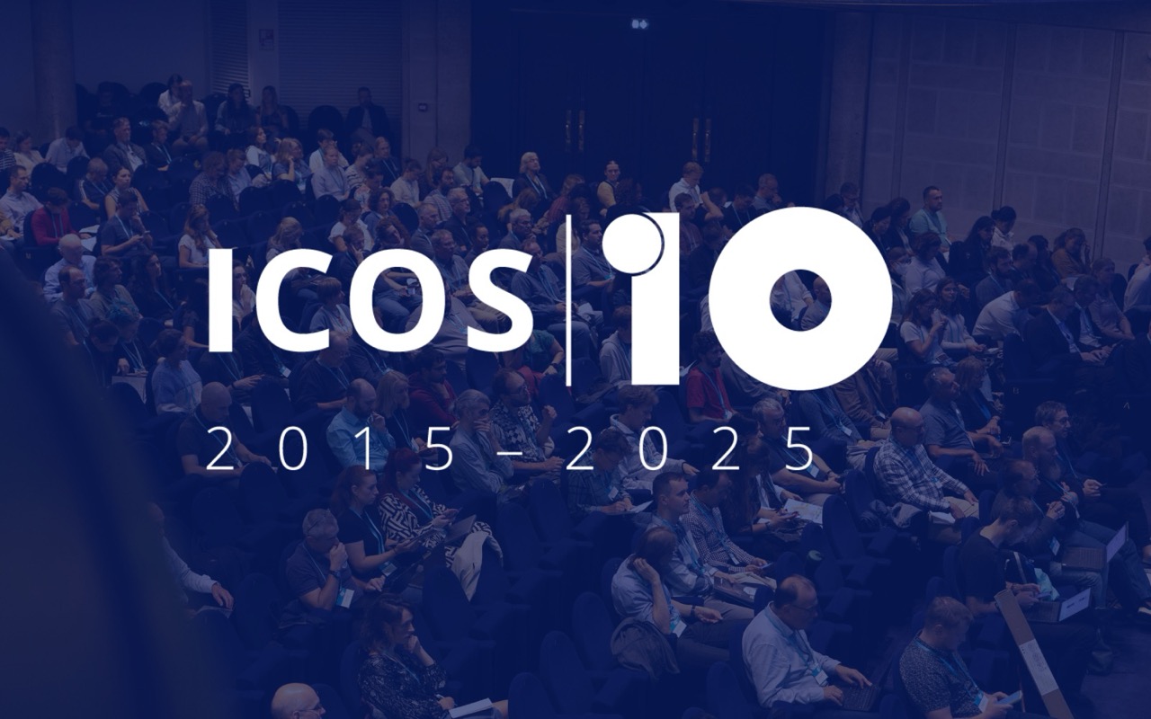 ICOS 10 year anniversary banner