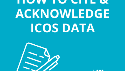 how to cite and acknowledge ICOS data 