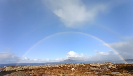 Rainbow over Mace Head