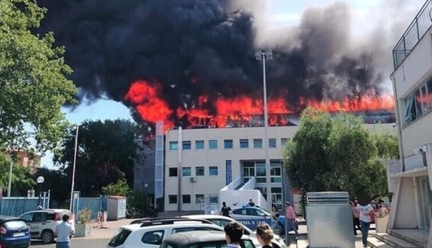 Fire at University of Tuscia